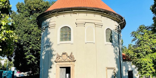 The Church of St. Roch in Zizkov is a Roman Catholic branch church of the Zizkov parish near the Church of St. Procopius. Originally a cemetery church on the territory of the now-extinct village of Olsany, it is the oldest church in Zizkov. It is located on Olsan Square in the lower corner of the Olsany Cemetery complex.