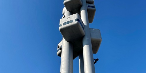 The tower is a dominant feature of Prague; it was supplemented in 2000 with an installation of babies created by sculptor David Cerny. The tower is the tallest building in Prague.